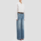 Retro-style casual trousers with side pockets