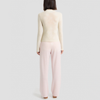 Three-dimensional slim-fit knitted cardigan