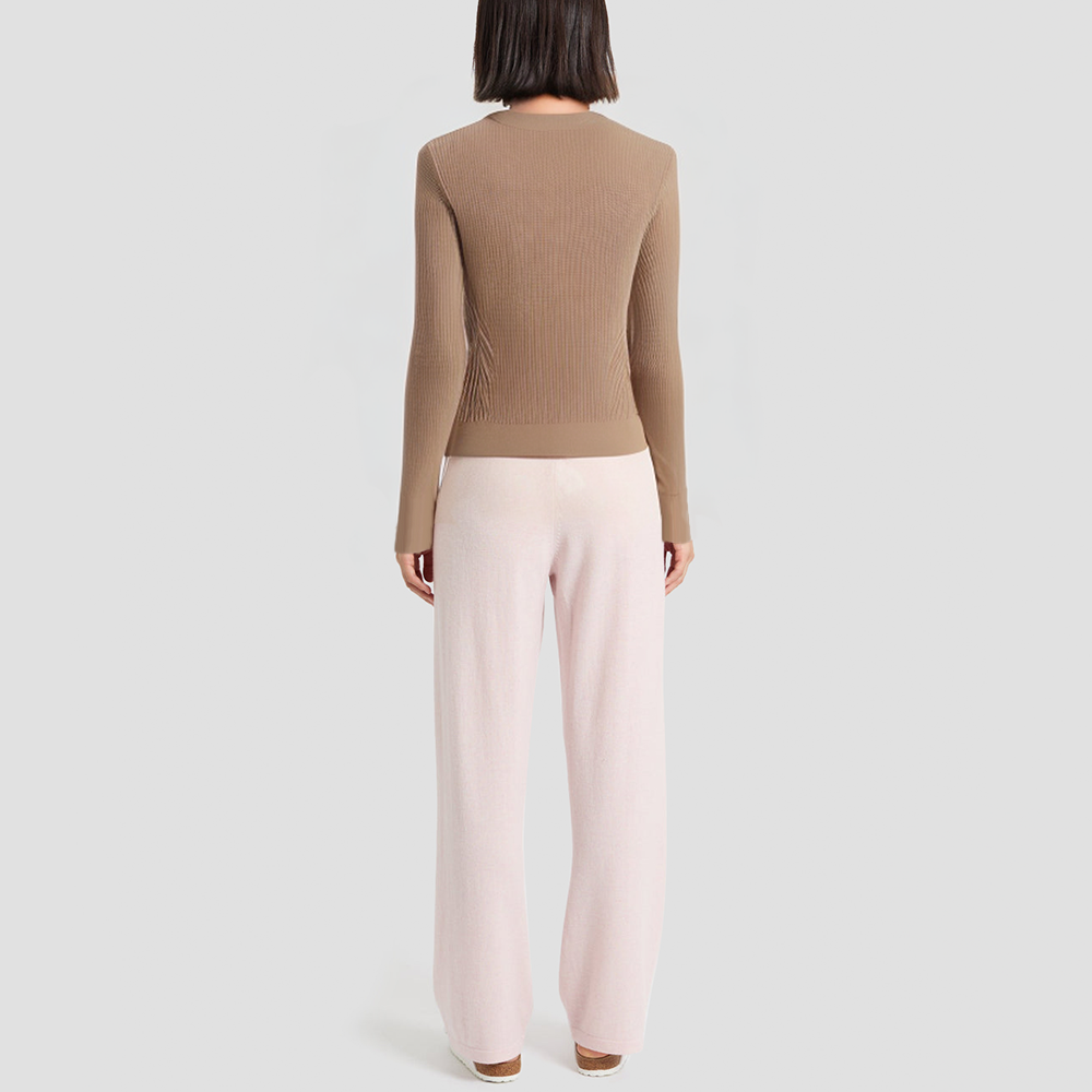 Elegant single-breasted knitted cardigan