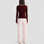 Retro French-style slim-fit knitted cardigan