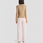 Retro V-neck slim-fit knitted cardigan