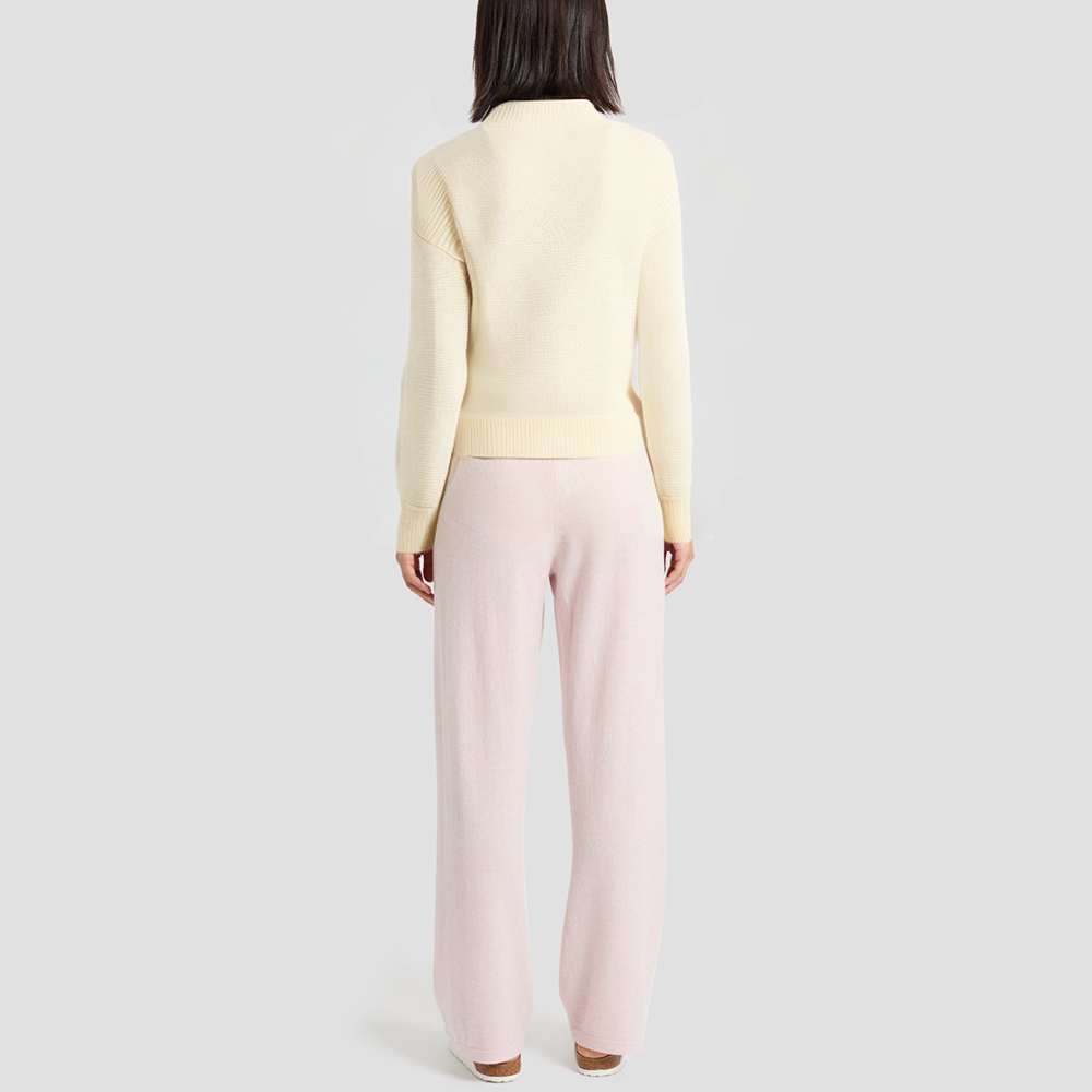 Minimalist Crew Neck Comfort Knit Cardigan