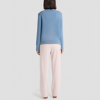 Cashmere V-neck long-sleeved knitted cardigan