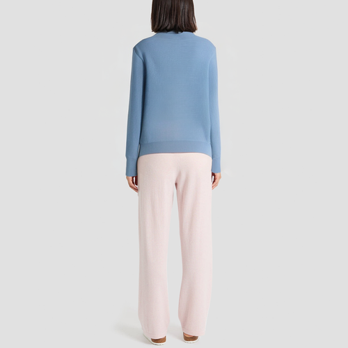 Cashmere V-neck long-sleeved knitted cardigan
