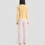 Women's V-neck knitted cardigan with chain embellishment