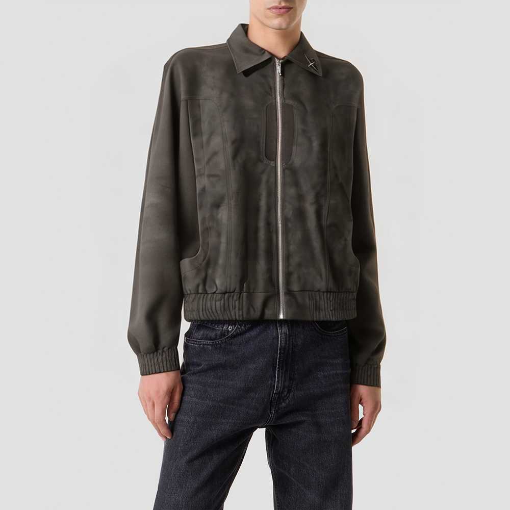 Retro loose-fitting street style jacket