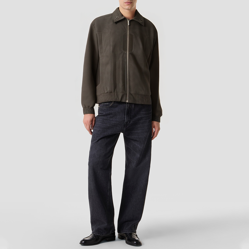 Retro loose-fitting street style jacket