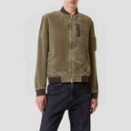 Stand-collar corduroy windproof men's jacket