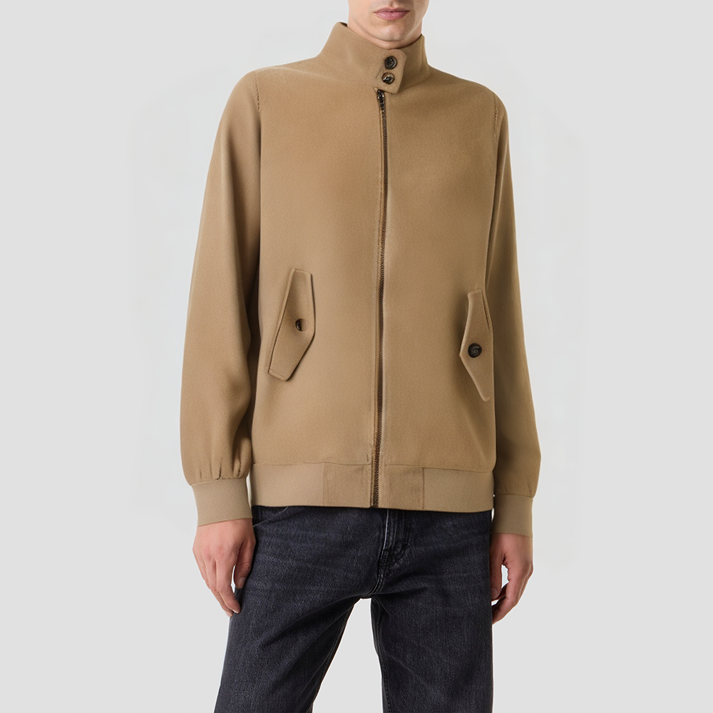High-quality khaki corduroy jacket