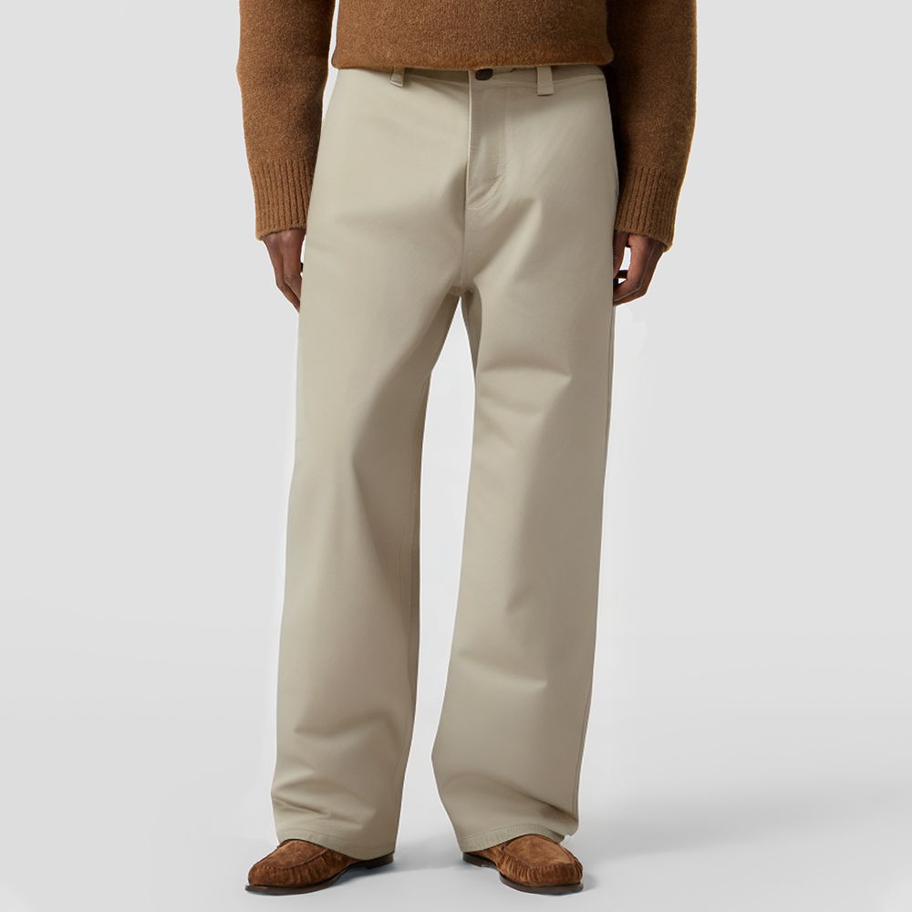 High-quality street-style wide-leg pants