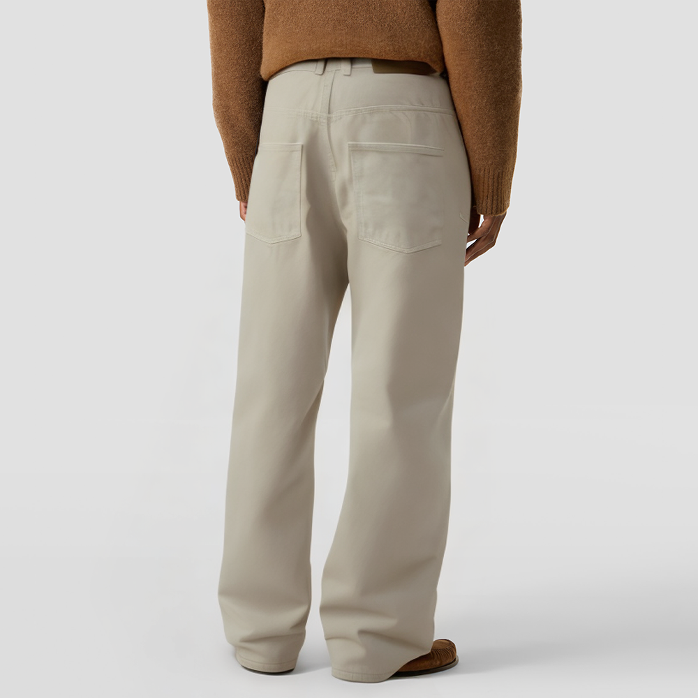 High-quality street-style wide-leg pants